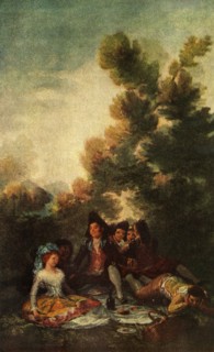 'The Picnic', 1785-1790, (1938). Artist: Francisco Goya.