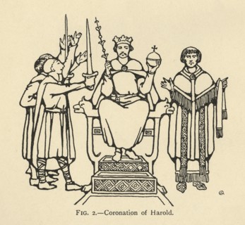 'Coronation of Harold', (1931). Artist: Charles Henry Bourne Quennell.
