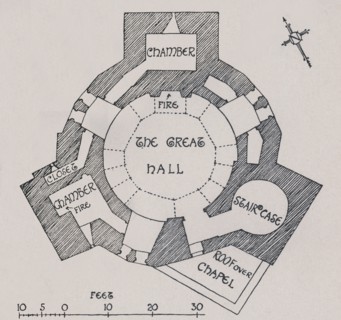 'Orford Castle, Suffolk. (From Mr. Cautley's plan)', (1931). Artist: Charles Henry Bourne Quennell.