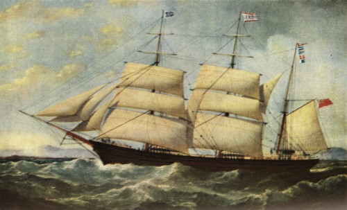 'The Joseph Cunard', 1839, (1938). Artist: Samuel Walters.