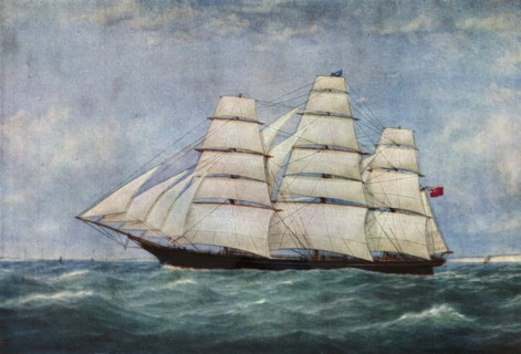 'The Tea Clipper Spindrift', (1938). Artist: Unknown.