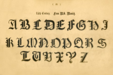 '14th Century. From MS. Munich', 1862. Artist: Unknown.