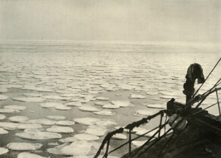'Pancake Ice in the Ross Sea', c1908, (1909).  Artist: Unknown.