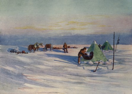 'A Quiet Evening on the Barrier', c1908, (1909). Artist: George Marston.