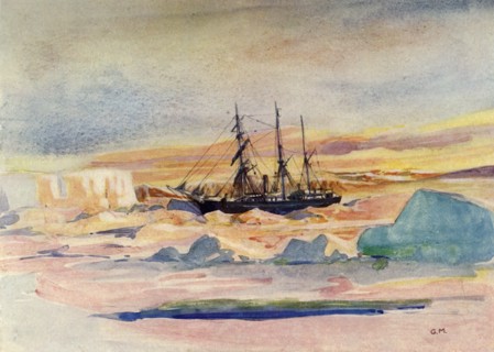 'The Nimrod Returns', c1908, (1909).  Artist: George Marston.