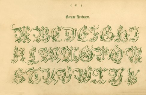 'German Arabesque', 1862. Artist: Unknown.