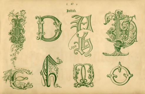 'Initials', 1862. Artist: Unknown.