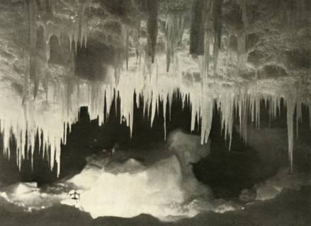 'An Ice Cave in the Winter', c1908, (1909).  Artist: Unknown.