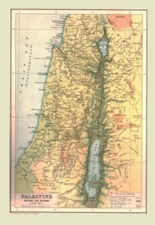 Map of 'Palestine, Ancient and Modern', 1902.  Creator: Unknown.
