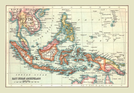 Map of the East Indian Archipelago, 1902.  Creator: Unknown.