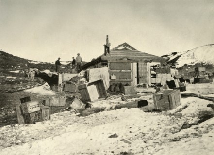 'The Hut in Summer Time; Coal Bags at the Left', c1908, (1909).  Artist: Unknown.