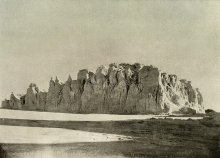 'Serrated Edge of Glacier South of Cape Borne, Ross Island', c1908, (1909).  Artist: Unknown.
