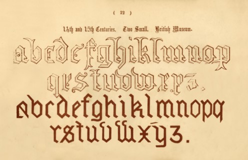 '14th and 15th Centuries. Two Small. British Museum', 1862. Artist: Unknown.