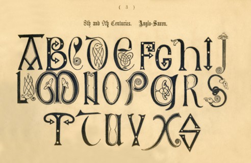 '8th and 9th Centuries. Anglo-Saxon', 1862. Artist: Unknown.