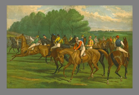 'A False Start - Derby', 1883.  Creator: John Sturgess.