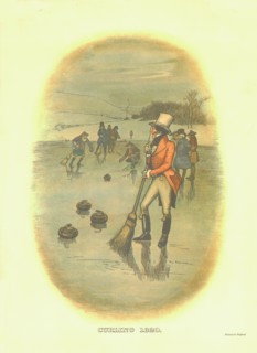 'Curling, 1820', c1910. Creator: Tom Browne.