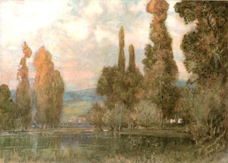 'By the Edge of the Lake, 1902.  Creator: Unknown.