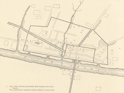 'Roman London', 1908. Artist: Unknown.