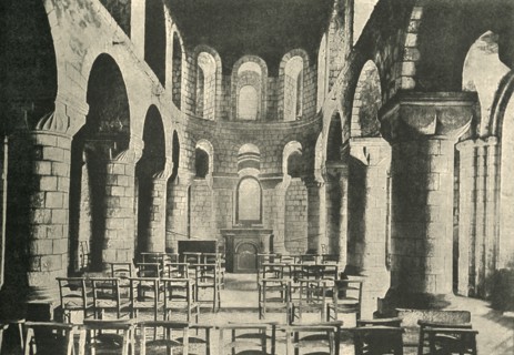 'St. John's Chapel, Tower of London, Norman Architecture', 1908. Artist: Unknown.