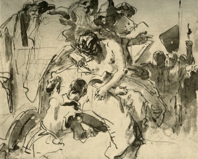 'The Sacrifice of Iphigenia', c1757, (1928). Artist: Giovanni Battista Tiepolo.