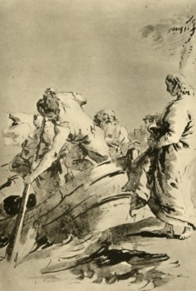 'The Call to Peter', mid 18th century, (1928). Artist: Giovanni Battista Tiepolo.