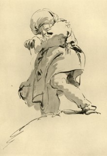 'Man with Turban', mid 18th century, (1928). Artist: Giovanni Battista Tiepolo.