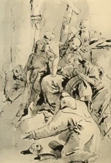 'Madonna with Saints', mid 18th century, (1928). Artist: Giovanni Battista Tiepolo.