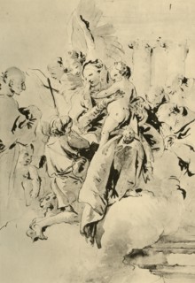 'Madonna with Saints and Angels', mid 18th century, (1928). Artist: Giovanni Battista Tiepolo.
