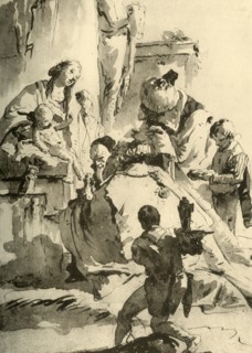'Adoration of the Magi', c1745, (1928). Artist: Giovanni Battista Tiepolo.