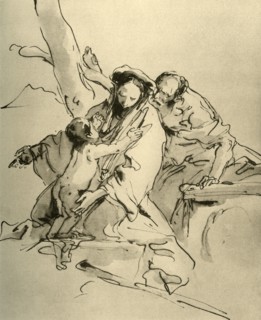 'Holy Family', mid 18th century, (1928). Artist: Giovanni Battista Tiepolo.