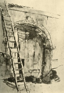'Gateway', mid 18th century, (1928). Artist: Giovanni Battista Tiepolo.