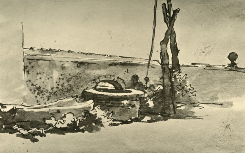 'A Well', mid 18th century, (1928). Artist: Giovanni Battista Tiepolo.