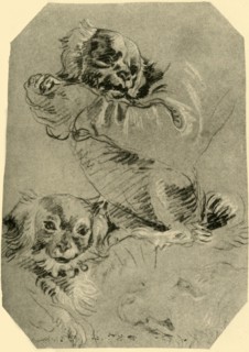'Bologna Dogs', 1751-1752, (1928). Artist: Giovanni Battista Tiepolo.