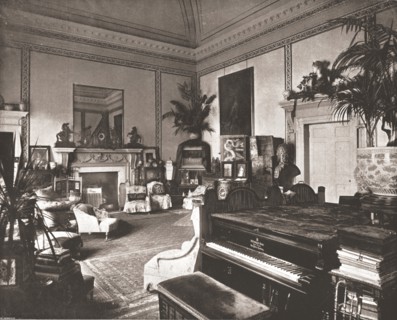 The Drawing Room at the White Lodge, Richmond Park, 1894.  Creator: Unknown.