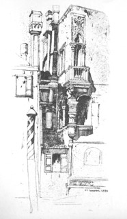 'Tintoretto's House', c1894, (1925). Creator: David Young Cameron.