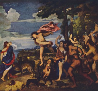 'Bacchus and Ariadne', 1520-1523, (c1950). Creator: Titian.