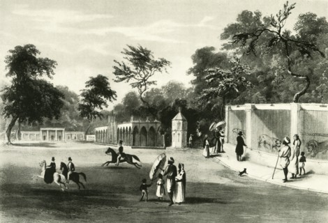 'The Menagerie in Barrackpore Park, 1820', (1925). Creator: Unknown.