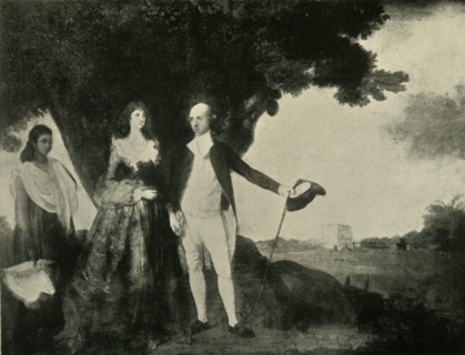 'Warren Hastings and Mrs. Hastings', 1784-87, (1925). Creator: Unknown.
