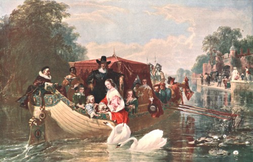 'An Episode in the Happier Days of Charles I', 1853, (c1902). Creator: Unknown.
