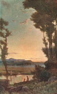 'A Sylvan Stream', late 19th century, (c1902).  Creator: Unknown.