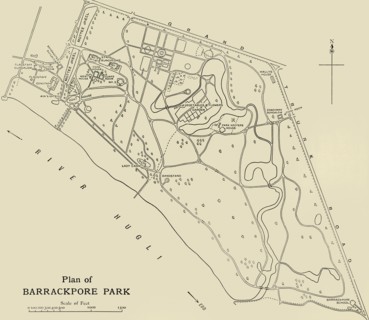 'Plan of Barrackpore Park', 1925. Creator: Unknown.