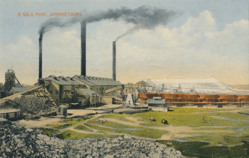 'A Gold Mine, Johannesburg', early 20th century. Creator: Unknown.