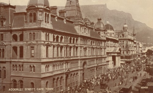 'Adderley Street, Cape Town', early 20th century. Creator: Unknown.