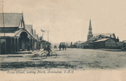 'Cross Street, looking North, Kroonstad, O.R.C', c1905. Creator: Unknown.
