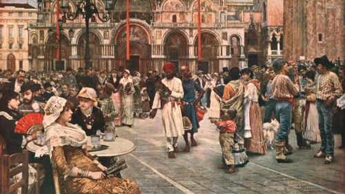 'St Mark's Square, Venice', 1883, (c1902).  Creator: Unknown.