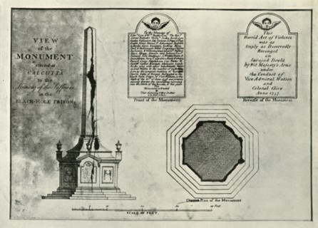 'The Holwell Monument, c1820', (1925). Creator: Unknown.