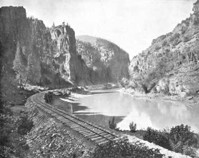Echo Cliffs, Canyon of the Grand River, Colorado, USA, c1900.  Creator: Unknown.