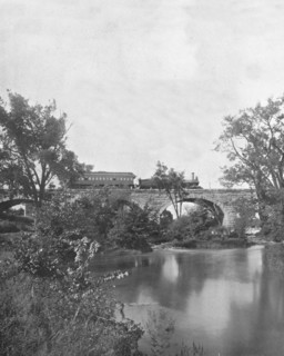 Mill Creek Bridge, Pennsylvania Railroad, USA, c1900.  Creator: Unknown.
