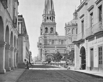 The Cathedral at Guadalajara, Mexico, c1900.  Creator: Unknown.