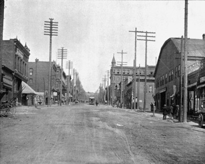 Main Street, Butte City, Montana, USA, c1900. Creator: Unknown.